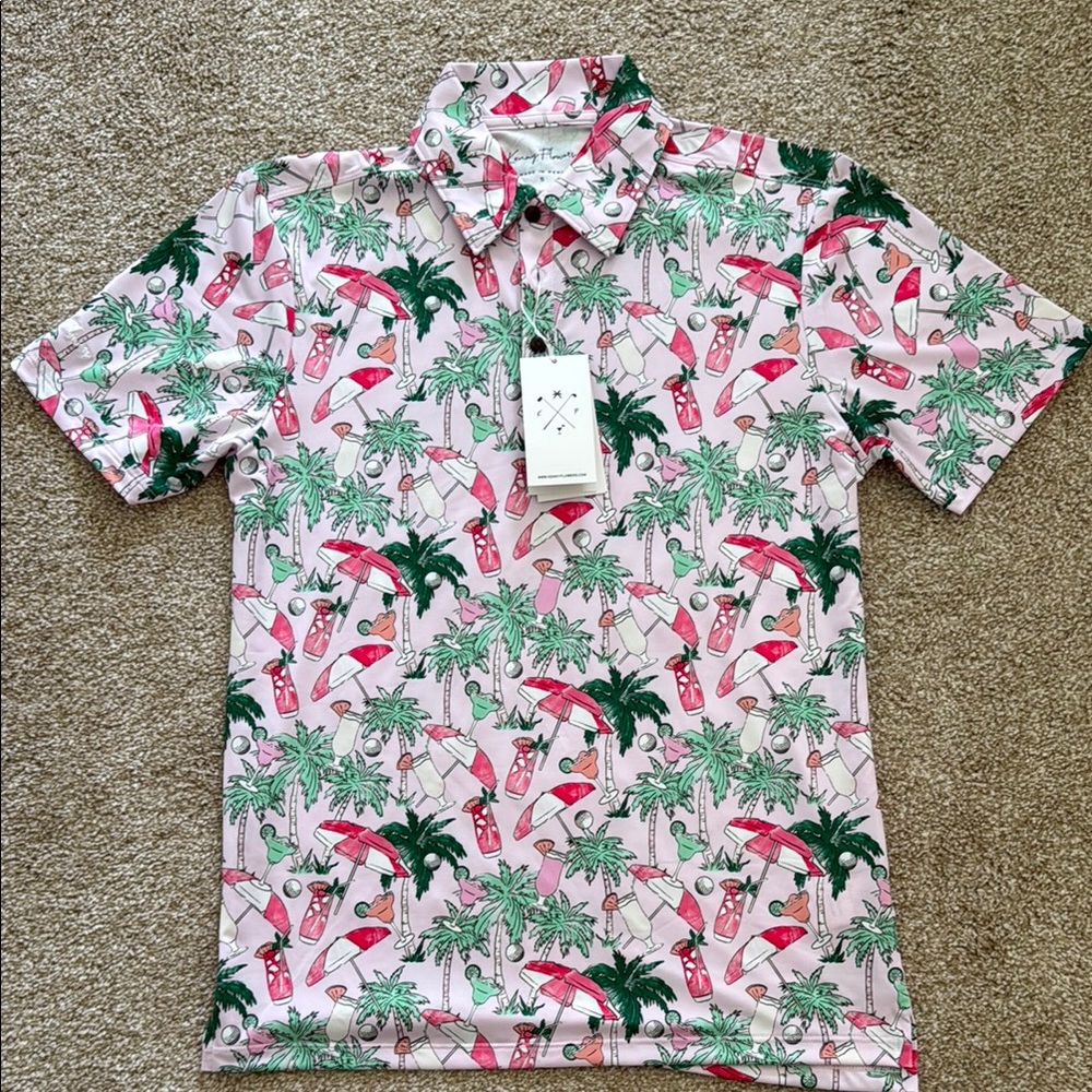 Kenny Flowers Masters of Leisure polo NWT